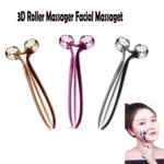 2024 HOT 3D Roller Massager Y Shape 360 Rotate Thin Face Body Shaping Relaxation Wrinkle Remover Facial Massager Skincare Tool