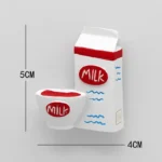 Home decoration magnetic refrigerator paste sticky notes bread machine tomato egg pan teapot milk model fridge magnet collection - Image 23