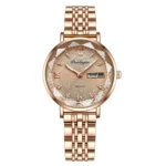 POEDAGAR Watch Women New Fashion Luxury Stainless Steel Wristwatch Bracelet Simple Rose Gold Waterproof Luminous Ladies Watches - Image 18
