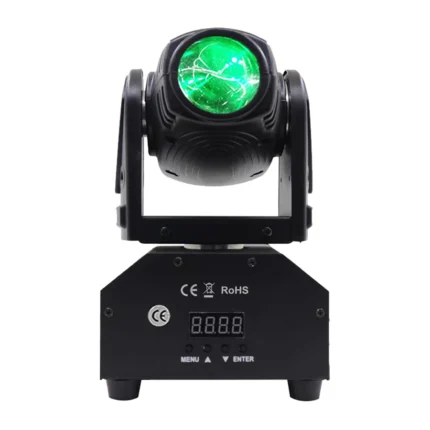 Mini 10W Moving Head Light RGBW LED Beam Light DMX-512 Stage Light for Dj Bar Midnight Party Disco Concert