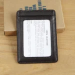 LANSPACE genuine leather credit card case slim bank card case credit Card Holder hot sale ID card holder fashion - Image 16