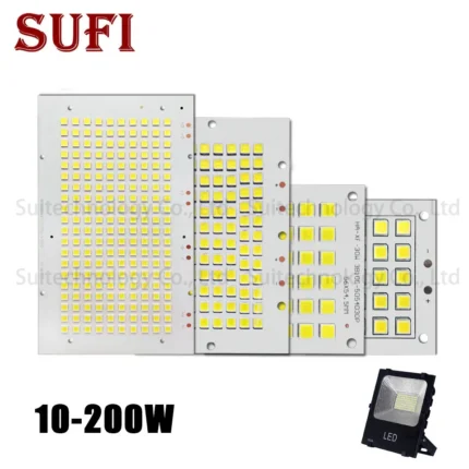 LED Floodlight LED Chip 30W 50W 100W 150W SMD5054 White Warm White LED PCB Board Lamp Aluminum Plate For Outdoor Floodlight