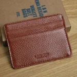 LANSPACE genuine leather credit card case slim bank card case credit Card Holder hot sale ID card holder fashion - Image 7