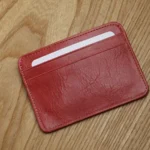LANSPACE leather men's card holder brand wallet card holder handmade card id holders - Image 6