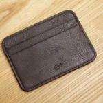 LANSPACE leather men's card holder brand wallet card holder handmade card id holders - Image 7
