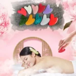 Heart Resin Gua Sha Massage Board Acupoint Beeswax Guasha Acupuncture SPA Massager Scrapers Tools For Face Neck Back Body Care - Image 3