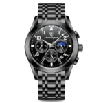 POEDAGAR Men Watches 2021 New Fashion Leather Waterproof Luminous Top Brand Luxury Mens Quartz Wristwatch Relogio Masculino - Image 10