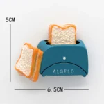 Home decoration magnetic refrigerator paste sticky notes bread machine tomato egg pan teapot milk model fridge magnet collection - Image 9