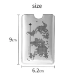 Men Anti Rfid Blocking Reader Lock Bank Card Holder Women Thin Wallet Id Bank Card Case Protection Metal Credit NFC Holder Hot - Image 3