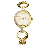 gold watch luxury fashion diamond watch for women wristwatch girls watch gift lover ladies quartz watches - Image 7