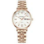 POEDAGAR Watch Women New Fashion Luxury Stainless Steel Wristwatch Bracelet Simple Rose Gold Waterproof Luminous Ladies Watches - Image 22