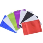 100Pcs Matte Aluminum Mylar Foil Zip Lock Bag Tear Notch Resealable Smell Proof for Coffee Bean Candy Snack Food Tea Packaging - Image 5