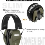 ZOHAN Shooting Ear Protection Safety Earmuffs Noise Reduction Slim Passive Hearing Protector for Huning NRR26dB - Image 5