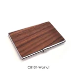RFID Smart Wallet Wood ID Card Holder Automatically Solid Metal Bank Credit Card Holder Business CUSTOMIZE Promotion Gift - Image 8