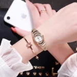 Fashion Set Women Watches Luxury Magnet Buckle Flower Rhinestone Watch Ladies Quartz Wrist Watch Bracelet Set Reloj Mujer - Image 8