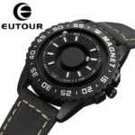 EUTOUR Original Magnetic Sport Luxury Simple Quartz Waterproof Men's Watch Leather Steel Strap Business Fashion Casual Watch - Image 2
