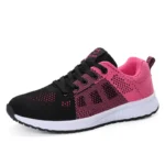Women Casual Sneakers Fashion Breathable Mesh Flat Shoes Women's Outdoor Comfortable Non-slip Walking Shoes Tenis Feminino - Image 9