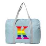 Weekend Bags for Women Travel Bags Carry on Sports Gym Bagworkout Duffel Bag Overnight Shoulder Bag Rainbow Pattern Series 2024 - Image 17