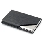 Laser Engraved LOGO Luxury Wallet PU Leather Business ID Credit Card Holder For Women Men Fashion Brand Metal Aluminum Card Case - Image 7
