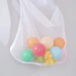 Baby Bathroom Mesh Bath Bag Kids Cartoon Basket Net Children's Games Network Waterproof Cloth Sand Toys Beach Storage Organizer - Image 3