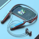 Wireless Earphones Bluetooth 5.3 Neckband Headphones Gaming LED Display HIFI Headset Sports TWS Earbuds With Mic TF Card - Image 11