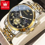 OLEVS Top Luxury Brand Quartz Couple Watch Waterproof Watch Lover Gift Nightglow Classic Date Week Clock His or Her Set Watch - Image 17