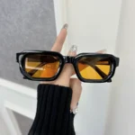 Luxurious Rectangle Sunglasses Women Men Fashion Brand Designer Casual Sun Glasses Female Male Plastic Outdoor Eyewear - Image 7