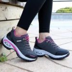 Ladies Sneakers Comfortable Breathable Platform Shoes Fashion Lace Up Female Casual Shoes for Women Outdoor Short Boots - Image 4