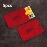 5pcs Aluminium Anti Rfid Card Holder NFC Blocking Reader Lock Id Bank Card Holder Case Protection Metal Thin Credit Card Case - Image 13