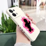 Pink Figure Phone Case For OPPO Reno 10 8 8T 8Z 7 7Z 6 5 Pro 4G 5G F19 F9 Pro Plus Liquid Silicone Cover - Image 7