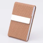 Business Card Holder PU Leather Business Card Case Name Cards Wallet Slim Metal Pocket Card Organizer Gifts for Men Women Office - Image 10