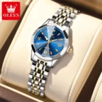 OLEVS 9998 Couple Watch Luxury Men Women Quartz Watch Dual Calendar Clock Waterproof Men's Women's Dating Couple Watch Set Gift - Image 10