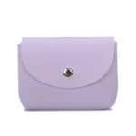 1pcs Litchi Pattern Wallet Earphone Bag Coin Purse Card Holder Simple Buckle Women Bag Card Wallet Handbag Wallets For Women - Image 10