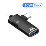 2 in 1 USB Type C OTG Adapter 10W/PD100W Elbow Type C To USB3.0 Adapter Fast Charging Converter For Mobile Phone Tablet Laptop - Image 10