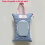 Baby Car-mounted Tissue Box Cute Baby Cart Paper Towel Bag Portable Removable Flip Tissue Box Diaper Bags Stroller Accessories - Image 9