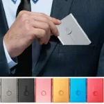 Metal Business Card Holder Hand Push Card Case Bank Card Membership Package Ultra Thin Packaging Box Organizer - Image 3