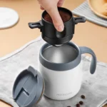 Coffee Filter Portable Stainless Steel Coffee Tea Funnel Reusable Tea Infuser Coffee Dripper Drip For Home Office Outdoor Travel - Image 3