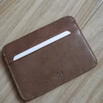 LANSPACE leather men's card holder brand wallet card holder handmade card id holders - Image 14