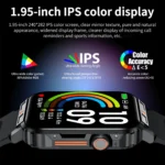 2024 Outdoor Military Smart Watch Men Health Monitor AI Bluetooth Call Fitness Sport Waterproof Smartwatch for Women Android IOS - Image 2