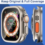 Aluminium Alloy Case+Tempered Glass for Apple Watch Ultra 2 49mm Anti-Scratch Screen Protector for iWatch Ultra 49mm Cover Film - Image 2