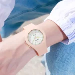 Hot Sale Ladies Fashion Shockproof Simple Watch Women Luxury Leisure Sports 50M Waterproof Luminous Dial Quartz Clock - Image 3