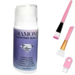 60ML/120ML/200ML Diamond Painting Sealer with 3 Pcs Brushes Diamond Painting Glue Permanent Hold & Shine Effect Sealer Puzzle - Image 7