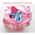 Portable Mummy Bag Bottle Storage Multi-Function Separate Bag Nappy Maternity Handbag Large Capacity Baby Tote Diaper Organizer - Image 4