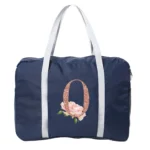 Duffle Bag Travel Storage Bag Set Clothes Tidy Organizer Business Trip Foldable Pouch Unisex Travel Kit Rose Gold Letter Series - Image 15