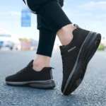 Men Running Sneakers Lightweight Athletic Shoes Classical Mesh Breathable Lace-up Outdoor Walking Shoes Male Tennis Shoes - Image 6