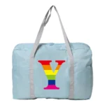 Weekend Bags for Women Travel Bags Carry on Sports Gym Bagworkout Duffel Bag Overnight Shoulder Bag Rainbow Pattern Series 2024 - Image 6