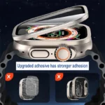 Aluminium Alloy Case+Tempered Glass for Apple Watch Ultra 2 49mm Anti-Scratch Screen Protector for iWatch Ultra 49mm Cover Film - Image 5
