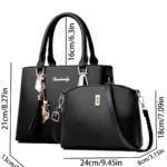 The new style handbag simple Korean version of women's handbag shoulder bag messenger bag bag bag mother bag - Image 2