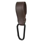 1pcs PU Leather Baby Stroller Hook for Pram Rotate 360 Degree Rotatable Cart Organizer Pram Hook Stroller Accessories - Image 9