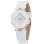 Small Rhombus Leather Ladies Watch Women Wrist Decoration Watches Diamond Gold Clock Saat Relogio Feminino Bayan Kol Saati - Image 9